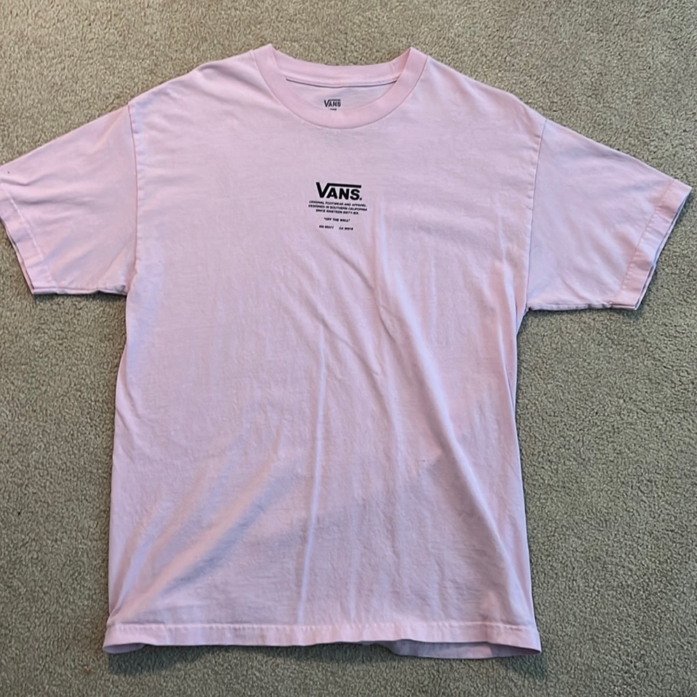 Pink Vans T-shirt size LARGE